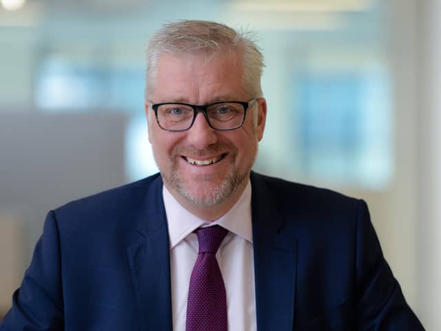 Sandy Begbie will join Scottish Financial Enterprise at the start of next month and work alongside current chief executive Graeme Jones, who is retiring at the end of this year following five years in the role, during a three-month handover period. Picture: Graham Flack