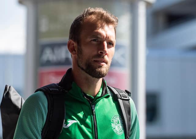 Hibs striker Christian Doidge has penned a new two-year deal