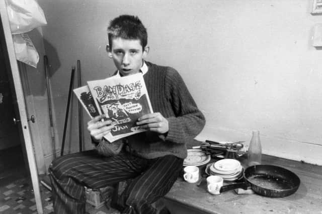 Nineteen-year-old MacGowan during his time editing punk magazine Bondage (Picture: Sydney O'Meara/Getty Images)