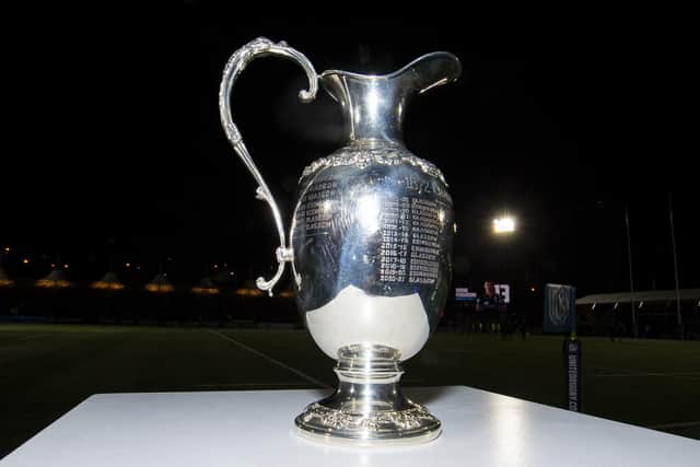 Edinburgh and Glasgow will compete for the 1872 Cup at Murrayfield on Saturday, May 21, with Glasgow leading 30-17 from the first leg at Scotstoun. (Photo by Ross MacDonald / SNS Group)