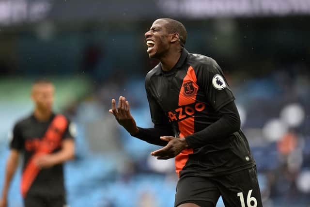 Abdoulaye Doucoure of Everton (Photo by Peter Powell - Pool/Getty Images)