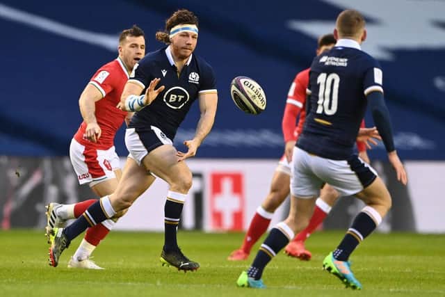 Hamish Watson of Scotland was named player of the Six Nations this year.