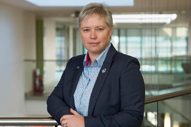 Gillian Docherty, who has an OBE, is to step down from the position she has held for the last six years.