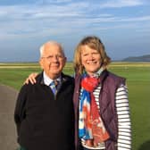 Alison Sneddon with her father Bruce, who died in 2019 with a rare form of cancer.