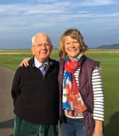 Alison Sneddon with her father Bruce, who died in 2019 with a rare form of cancer.