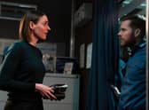 Suranne Jones and Shaun Evans are starring in the gripping BBC submarine drama Vigil. Picture: Mark Mainz