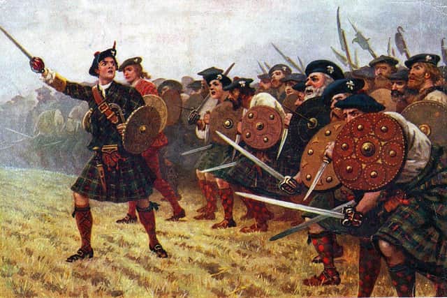 A painting of the Battle of Prestonpans, which took place on 21 September 1745