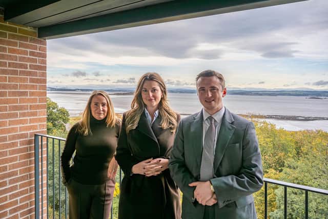 Shirley Black, CCG Homes; Claire Birrell, Rettie; Toby Irwin, Rettie.