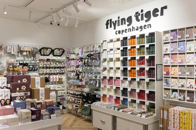 Flying Tiger Copenhagen is one of the shops opening at The Centre in Livingston.