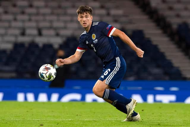 Kieran Tierney is back in the Scotland squad.