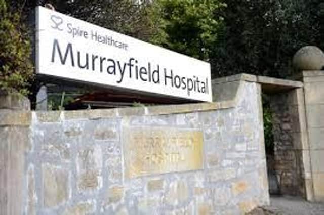 The Spire group has two hospital in Scotland, including one at Murrayfield in Edinburgh.