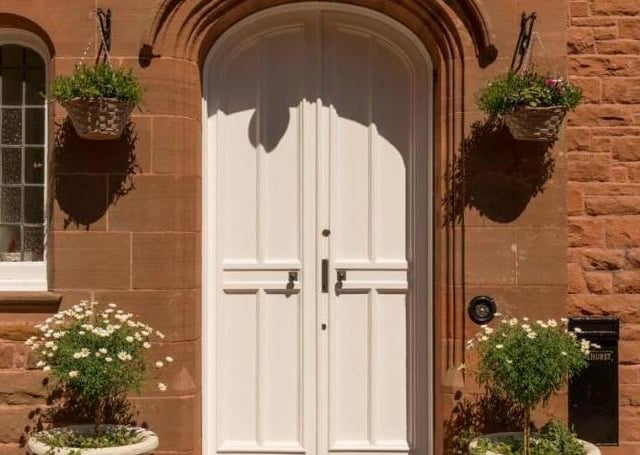 Front door.