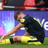 Harvey Barnes picked up the injury while playing for Newcastle against Sheffield United.