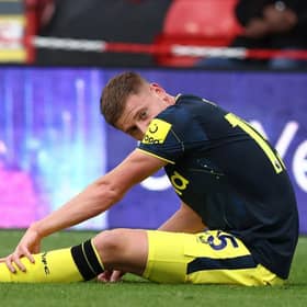 Harvey Barnes picked up the injury while playing for Newcastle against Sheffield United.