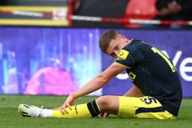 Harvey Barnes picked up the injury while playing for Newcastle against Sheffield United.