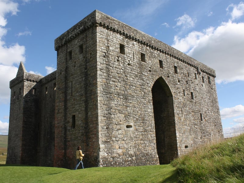 Hermitage Castle is located in the isolated rural vicinity of Liddesdale in the Borders region of Scotland. The semi-ruined castle is well-known for being a site where Mary Queen of Scots herself once visited, but under ‘dramatic’ circumstances.