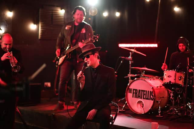 The Fratellis playing live, Yes Sir I Can Boogie (Photo: John Devlin).