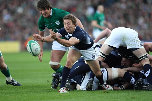 Combative scrum-half captained Scotland to their famous victory at Croke Park where he was replaced by Mike Blair after 52 minutes. Cusiter won 70 Scotland caps and one for the Lions and now runs his own whisky retail business in Los Angeles.