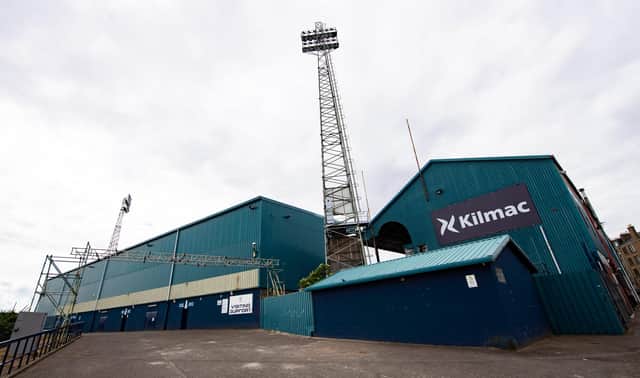 A general view of Dundee's Kilmac Stadium at Dens Park, where tonight's tie was scheduled to take place
