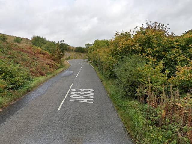 A woman is in a critical condition after a serious road crash on the A833 near Drumnadrochit (Photo: Google Maps).