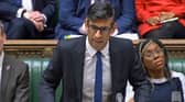 Rishi Sunak speaks during Prime Minister's Questions in the House of Commons. Picture: House of Commons/PA Wire