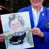 Margaret Rogers pictured during her spell as chair of the Scottish Ladies Golfing Association.
