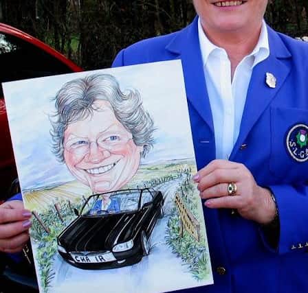 Margaret Rogers pictured during her spell as chair of the Scottish Ladies Golfing Association.