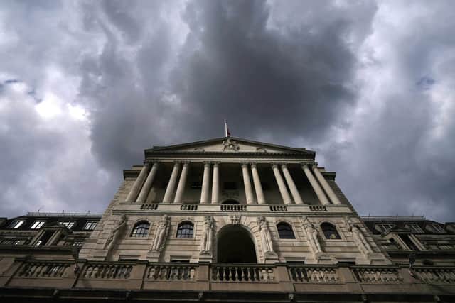 As the Bank of England ponders the next move on interest rates next week, storm clouds are gathering over the UK economy.