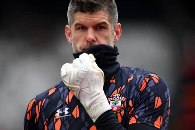 Fraser Forster of Southampton is routinely linked with a return to Celtic - but perhaps not this year with Joe Hart the current number one. (Photo by Justin Tallis - Pool/Getty Images)