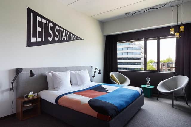 A room at The Social Hub Amsterdam City. Pic: Kasia Gatkowska Photography