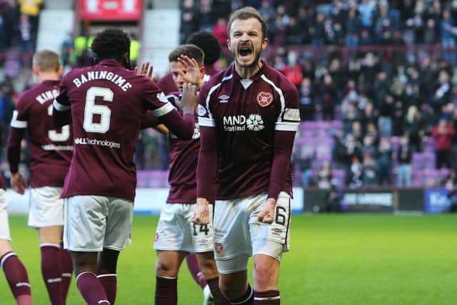 Hearts star Andy Halliday. (Photo by Ewan Bootman / SNS Group)