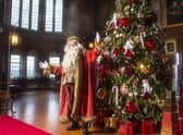 Father Christmas at Bamburgh Castle (photo: Phil Punton)