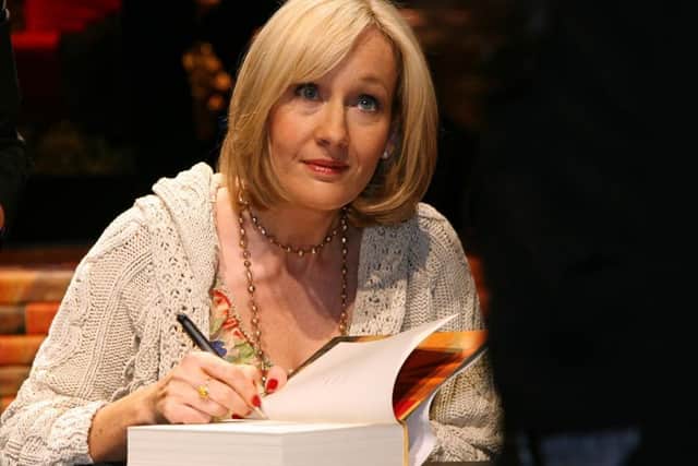 JK Rowling at a Harry Potter book signing session in 2007. (Picture: Gabriel Bouys/AFP via Getty Images)