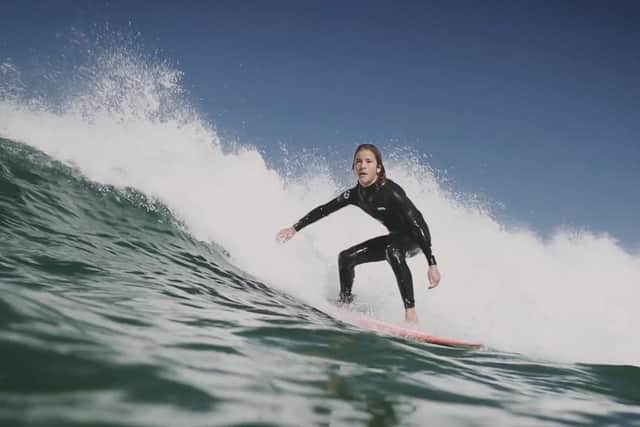Martyn Robertson's documentary Ride the Wave follows the exploits of Hebridean surfer Ben Larg PIC: Urbancroft Films
