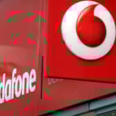 Vodafone retail outlets reopened during the three months to the end of June, helping increase revenues across most regions. Picture: Paul Faith/PA Images