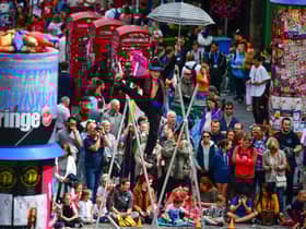 Crowds throng the Royal Mile during the Edinburgh Festival Fringe (Picture: Jeff J Mitchell/Getty Images)