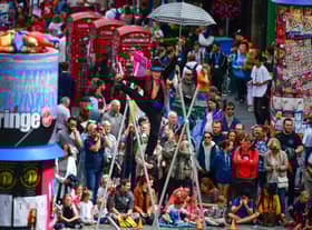Crowds throng the Royal Mile during the Edinburgh Festival Fringe (Picture: Jeff J Mitchell/Getty Images)