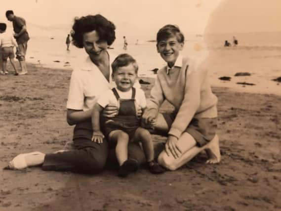 Sylvia Rich with her sons Stephen and Rory, when he was a toddler. Picture: Rory Cellan-Jones