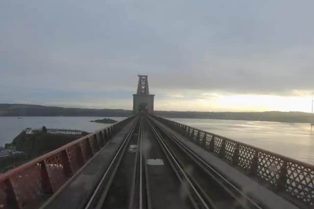 Incredible video shows what it's like to cross the Forth Bridge in the driver's seat