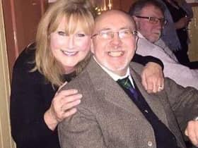 Anne Inch with her husband Iain.