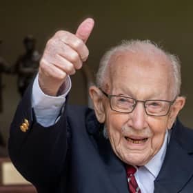 Sir Tom Moore captured the hearts of the nation with his fundraising efforts during the first lockdown.