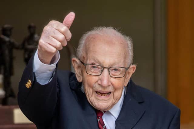 Sir Tom Moore captured the hearts of the nation with his fundraising efforts during the first lockdown.