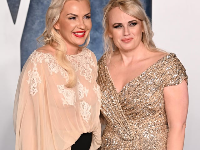 Rebel Wilson (right) and Ramona Agruma attending the Vanity Fair Oscar Party held at the Wallis Annenberg Center for the Performing Arts in Beverly Hills, Los Angeles