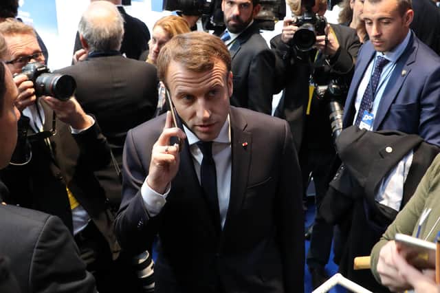 France's President Emmanuel Macron changed his phone and number after he was reportedly targeted with Pegasus spyware (Picture: Ludovic Marin/AFP via Getty Images)