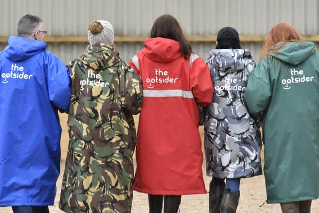All of The Ootsider's garments are hand-made and waterproof.