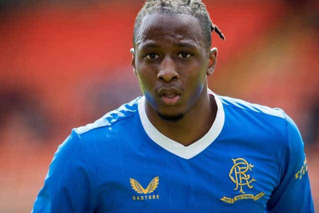 Joe Aribo came closest to scoring for Rangers against Alashkert in Yerevan with two efforts diverted onto the frame of the goal. (Photo by Ross Parker / SNS Group)