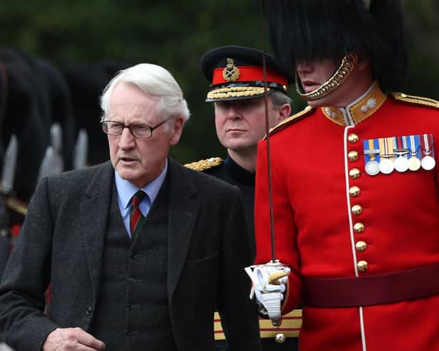 Baron of Selkirk James Douglas-Hamilton inspects the Guard of Honour 1st Battalion Grenadier Guards at the Palace of Holyroodhouse in Edinburgh in 2013. Picture: David Cheskin/PA Wire