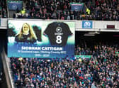 Murrayfield rose to pay tribute to Siobhan Cattigan ahead of Scotland's Six Nations match against Ireland.