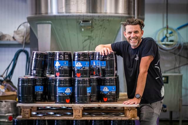 Stuart Cook, joint managing director at Harviestoun Brewery, which has been brewing in the shadow of the Ochil Hills in Clackmannanshire, Scotland, since 1983. Picture: Chris Watt Photography