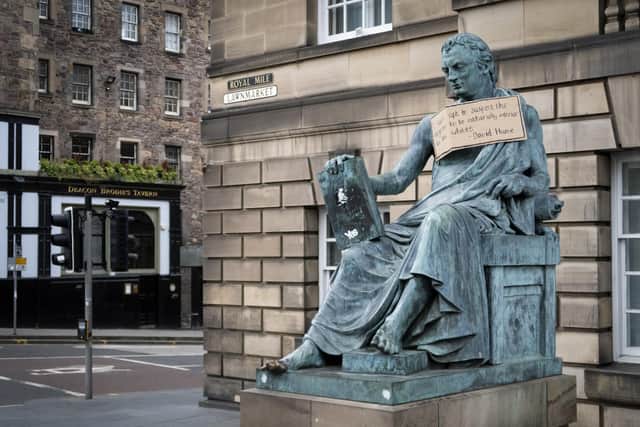 David Hume dismissed Francis Williams' achievements as a poet (Picture: Jane Barlow/PA)